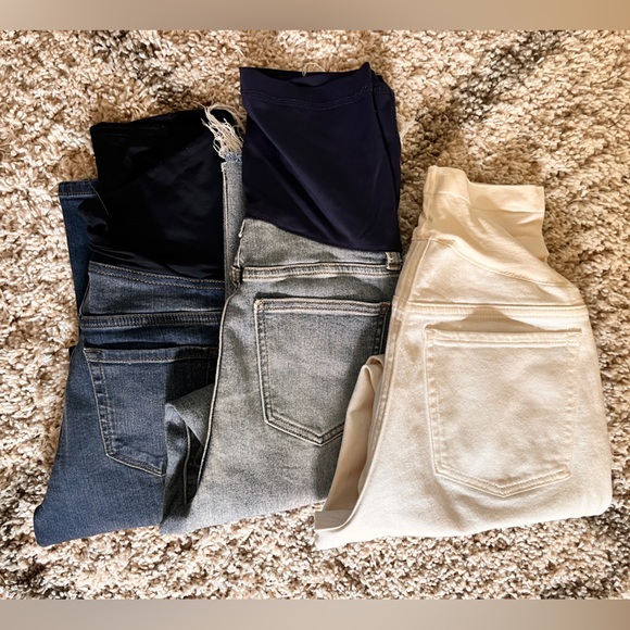 Lot of Maternity Jeans Size 27 - Picture 1 of 12